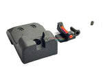 [Army Force] Full Metal Fiber Front & Rear Sight Set[For Tokyo Marui HI CAPA GBB Series][BLK]