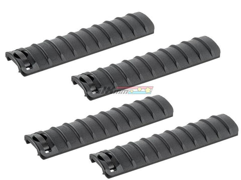 [Army Force] Knight's Type KAC RIS RAS Rail Cover Panel [4pcs/set][BLK]