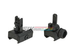 [Army Force][ MP7 Plastic Style Flip Up Front & Rear Sight Set[For 20mm Picatinny Rail]