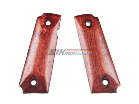 [BELL] M1911 Wooden Pistol Grip Cover Set [Oak Wood]