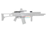 [BELL] G36 KAC Style Flip Up Front and Rear Sight with Optic Rail Set[BLK]