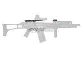 [BELL] G36 KAC Style Flip Up Front and Rear Sight with Optic Rail Set[BLK]