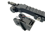 [BELL] G36 KAC Style Flip Up Front and Rear Sight with Optic Rail Set[BLK]