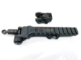 [BELL] G36 KAC Style Flip Up Front and Rear Sight with Optic Rail Set[BLK]