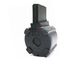 [Battleaxe] Electric M4 AEG Drum Magazine[1400rds][BLK][USB Charge]