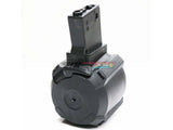[Battleaxe] Electric M4 AEG Drum Magazine[1400rds][BLK][USB Charge]