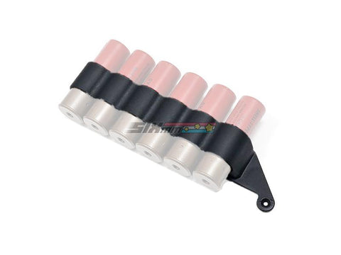 [CYMA] M870 Shotgun Metal 6 rounds Shells Holder[6rds Shells][BLK]
