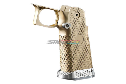 [Airsoft Surgeon] RWA Infinity CNC Aluminum Standard Logo Recess Grip Set[Gold]