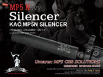 [Crusader] KAC Navy Seal 9mm Dummy Suppressor[For Umarex MP5 AEG GBB Series]