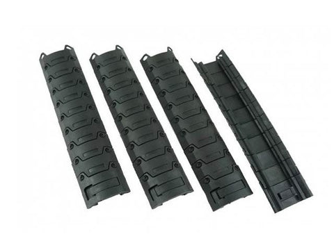 [DBOYS][BI-08]20mm RIS Sectional Armor Rail Cover Panel[4pcs][BLK]