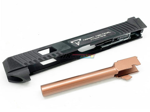 [EMG] TTI  Combat Master slide Kit W/ Bronze Outer Barrel[For Umarex VFC GLOCK G17 GBB Series][BLK]