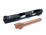 [EMG] TTI  Combat Master slide Kit W/ Bronze Outer Barrel[For Umarex VFC GLOCK G17 GBB Series][BLK]