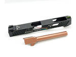 [EMG] TTI  Combat Master slide Kit W/ Bronze Outer Barrel[For Umarex VFC GLOCK G17 GBB Series][BLK]