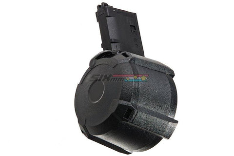 [GK Tactical] Drum Gas Magazine [For Tokyo Marui M4 MWS Series][400rds][BLK]