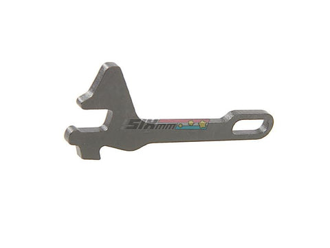 [Guns Modify] Steel Light Weight Bolt Stop Plate V2 (Heat Treatment) [For Tokyo Marui M4 MWS]