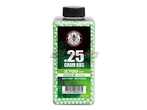 [G&G] 0.25g Glow In The Dark BB Tracer Bullet[0.25g][2700rds]