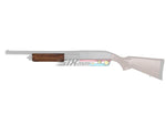 [Golden Eagle] Jing Gong M870 Gas Pump Action Shotgun Real wood Hand Guard[Oak Wood]