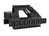 Description: [JG] Full Metal Rail Handguard [For Tokyo Marui P90 AEG Series]