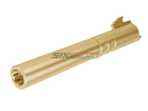 [KF Airsoft] CNC AluminiumThreaded Outer Barrel[For HI CAPA 5.1 GBB Series][GLD]