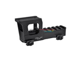 [Knight's Armament Airsoft] Dytac Aluminum High Rise Mount[For T1 / T2 Red Dot][BLK]