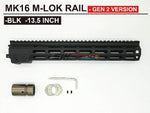 [Angry Gun] MK16 URGI M-LOK RAIL 13.5 INCH[Ver. 2][BLK]