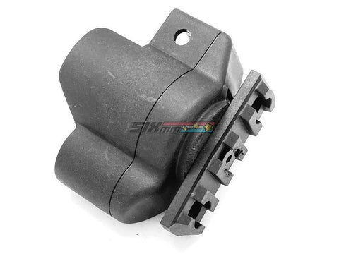 [MadDog] Airsoft MP5 20mm Picatinny Rail Rear Stock Base [For Tokyo Marui MP5 AEG Series][BLK]