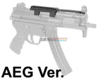 [MadDog] Mid Style MP5 Picatinny & M-LOK Top Rail Mount[For Tokyo Marui MP5K AEG Series][BLK]