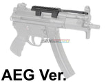 [MadDog] Mid Style MP5 Picatinny & M-LOK Top Rail Mount[For Tokyo Marui MP5K AEG Series][BLK]