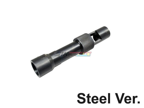 [MadDog] Steel SPR MK12 Flash Hider[-14mm CCW][For MK12 MOD 1 Build]