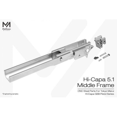 [Mafio Airsoft] CNC Steel Middle HICAPA Frame[For Tokyo Marui HI CAPA 5.1 GBB Series]