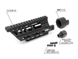 [Nitro.Vo] Airsoft Rail Handguard [M-LOK Ver.][For Tokyo Marui P90 AEG Series]