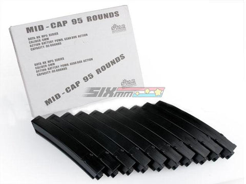 [ARES] 95rds Mid Cap Magazine for Star MP5 Series [1Box] [10pcs]