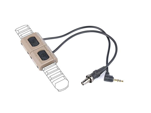 Tactical Pressure Switch For Weapon Lights - Modular Button Remote For SF M300/M600 & PEQ Series