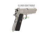[WE-Tech] 1911 MEU Full Metal GBB Pistol[Silver W/ Black Rubber Grip][SV]