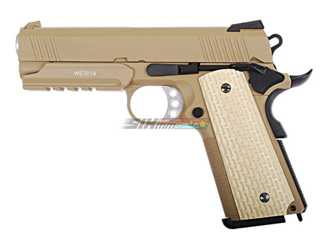 [WE-Tech] 4.3 1911 Desert warrior GBB Pistol[Tan]