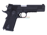 [WE-Tech] Full Metal 1911 Kimber Airsoft GBB Pistol[W/ Railed][BLK]