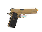 [WE-TECH] 1911 MEU Full Metal GBB Pistol[W/O Railed Ver.][Tan]