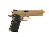 [WE-TECH] 1911 MEU Full Metal GBB Pistol[W/O Railed Ver.][Tan]