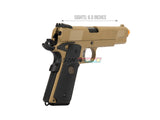 [WE-TECH] 1911 MEU Full Metal GBB Pistol[W/O Railed Ver.][Tan]