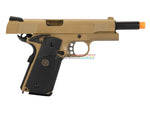[WE-TECH] 1911 MEU Full Metal GBB Pistol[W/O Railed Ver.][Tan]