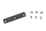  [Z-Parts] M-LOK System 9 Slots Alloy 20mm Rail (Blk) 