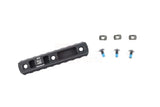  [Z-Parts] M-LOK System 9 Slots Alloy 20mm Rail (Blk) 