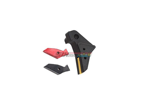 [Guns Modify] SA Flat Aluminum Adjustable Trigger for Tokyo Marui Model 17[BLK]