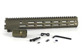 [Z-Parts] 13.5inch Mk16 Handguard for KJ Works M4 GBB Rifle (Tan)